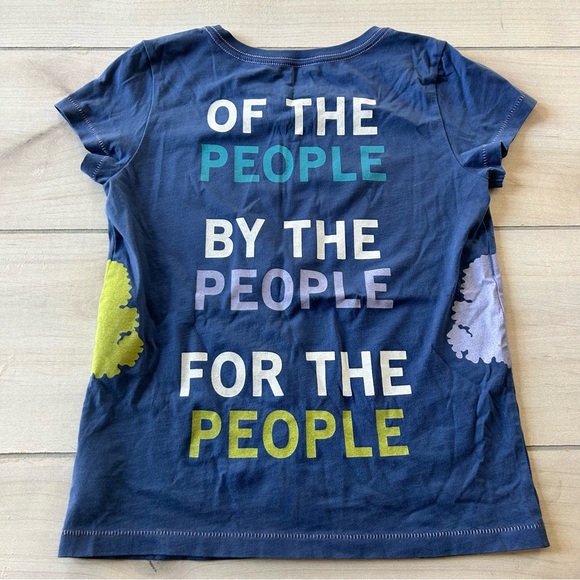 Peek Kids 100% Pima Cotton Government Judicial Branches Graphic Design Tee Shirt - Picture 2 of 2